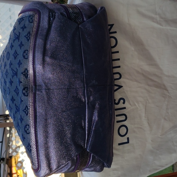 ULTRA RARE LOUIS VUITTON BAG Limited Edition Lurex Bluebird - Picture 6 of 13